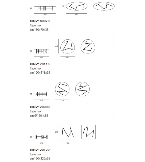 Hinge Living Divani Mesa Baja