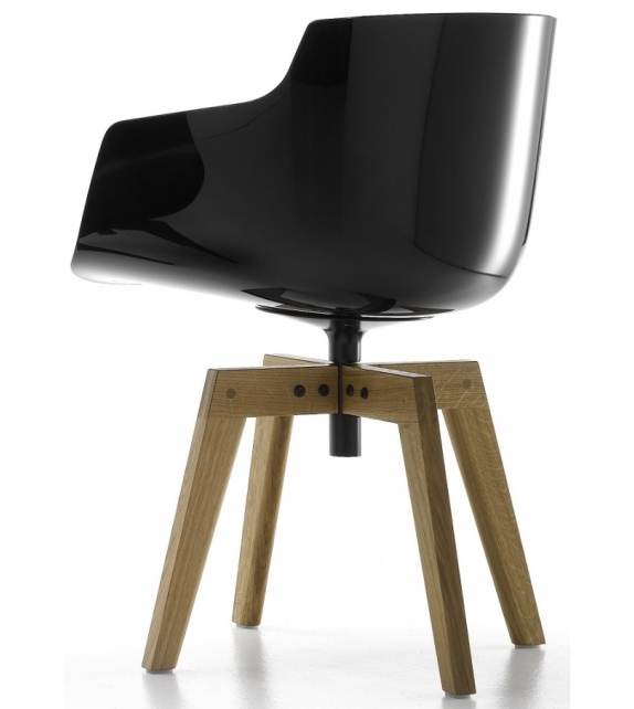 Flow Slim Rovere MDF Italia Fauteuil