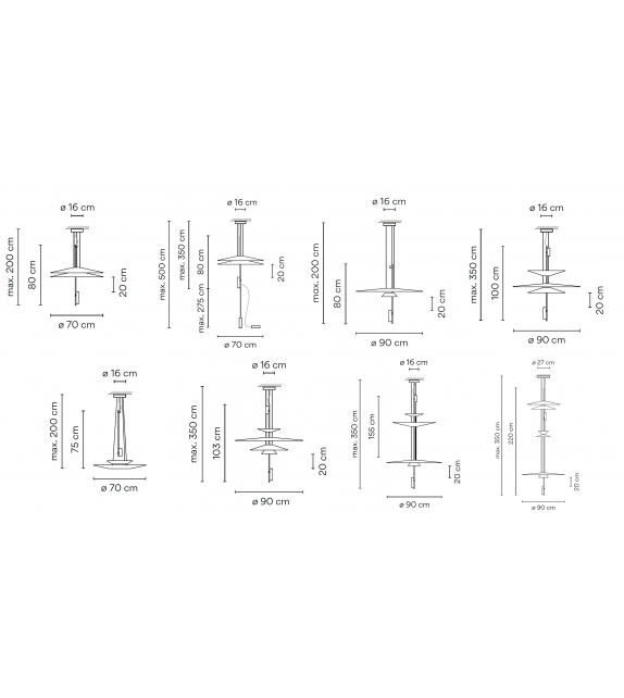 Flamingo Vibia Artemide Suspension