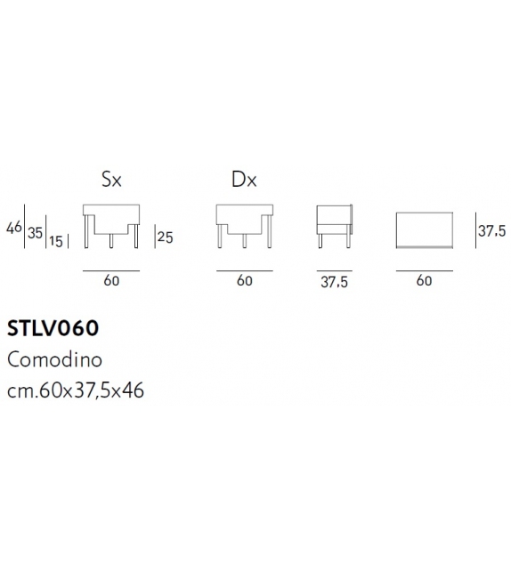 Stilt Living Divani Chevet