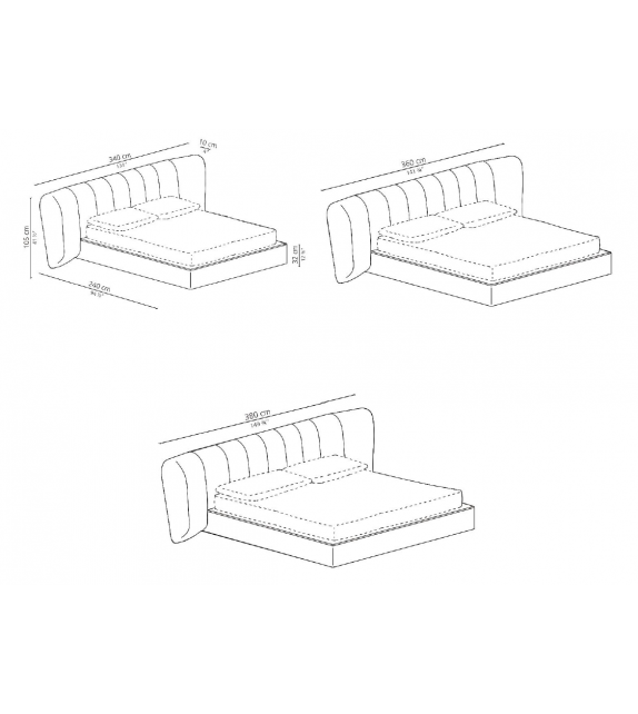 Royale Stripe Casamilano Bett