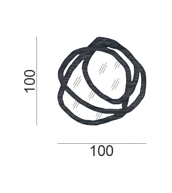 Versandfertig - Sweet Gervasoni Spiegel