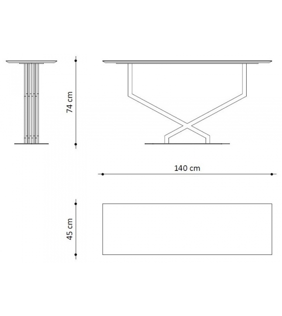 Ready for shipping - Reverse Paolo Castelli Console