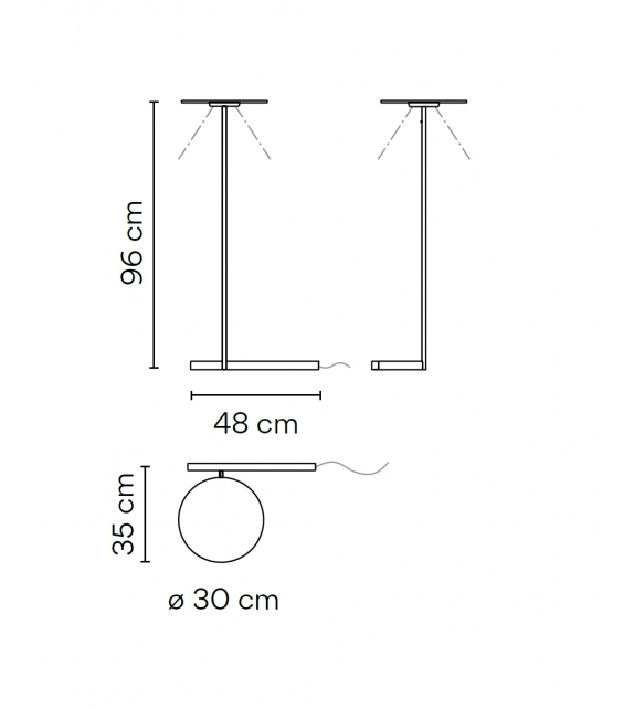 Flat 5957 Vibia Stehleuchte
