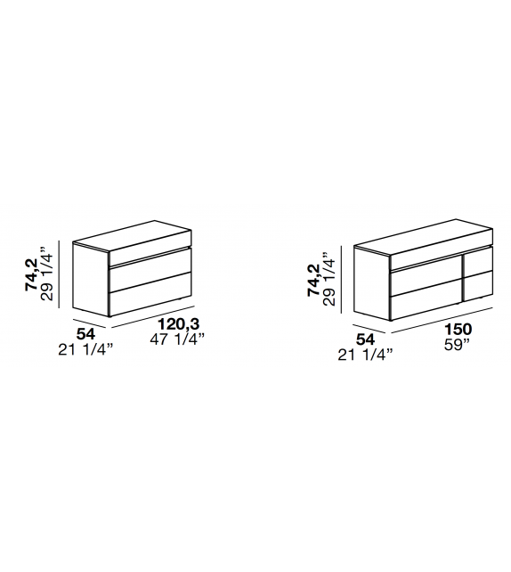 Twice Alf DaFrè Chest of Drawers