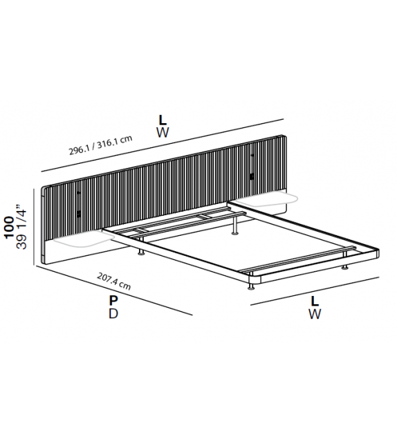 Righetto Alf DaFrè Bed