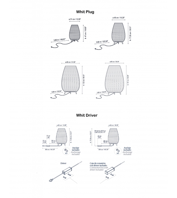 Amphora Bover Lampadaire