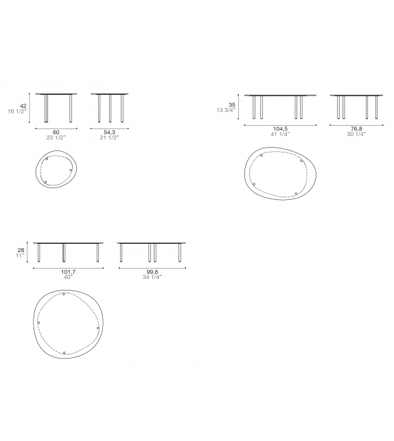 Tsuki Alf DaFrè Occasional Table