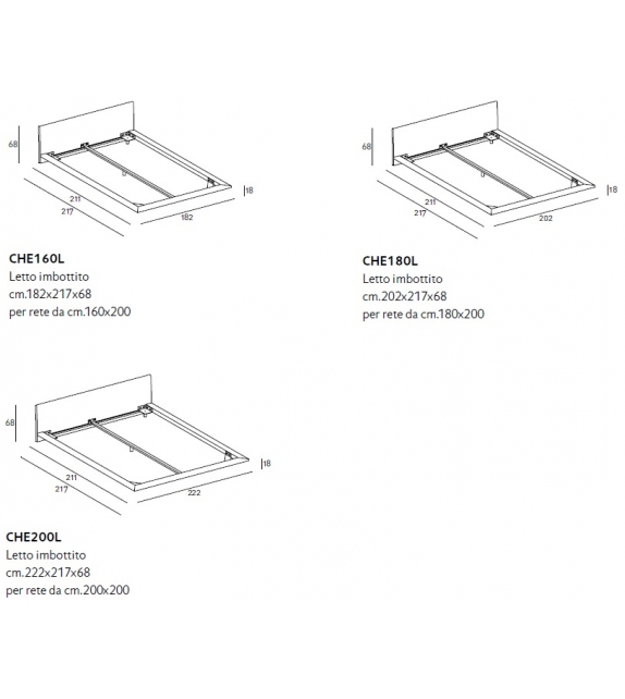 Chemise Bed Living Divani
