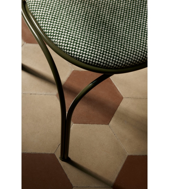 Ample Gebrüder Thonet Vienna Silla Tapizada