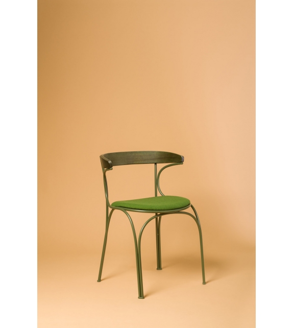 Ample Gebrüder Thonet Vienna Gepolsterter Stuhl
