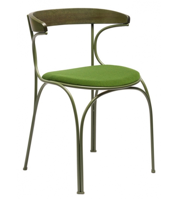 Ample Gebrüder Thonet Vienna Gepolsterter Stuhl
