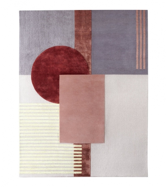 Around Colors Rug Brown Gebrüder Thonet Alfombra