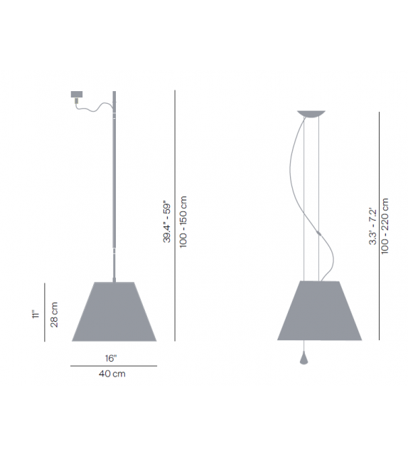 Costanza Luceplan Suspension