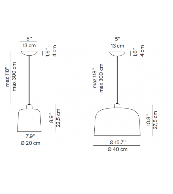 Zile Luceplan Pendant Lamp
