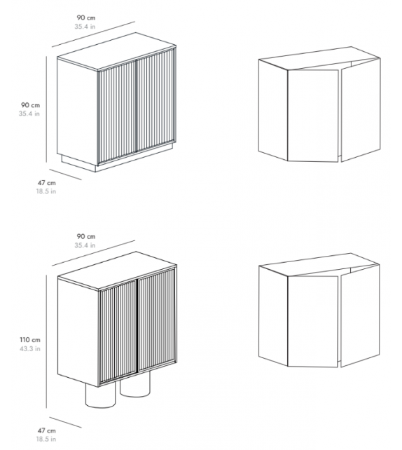 Rio Punt High Sideboard