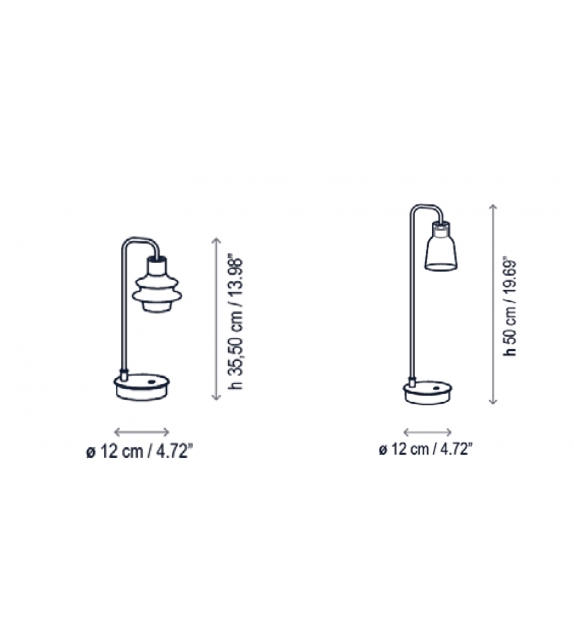 Drip/Drop Bover Lampe de Table