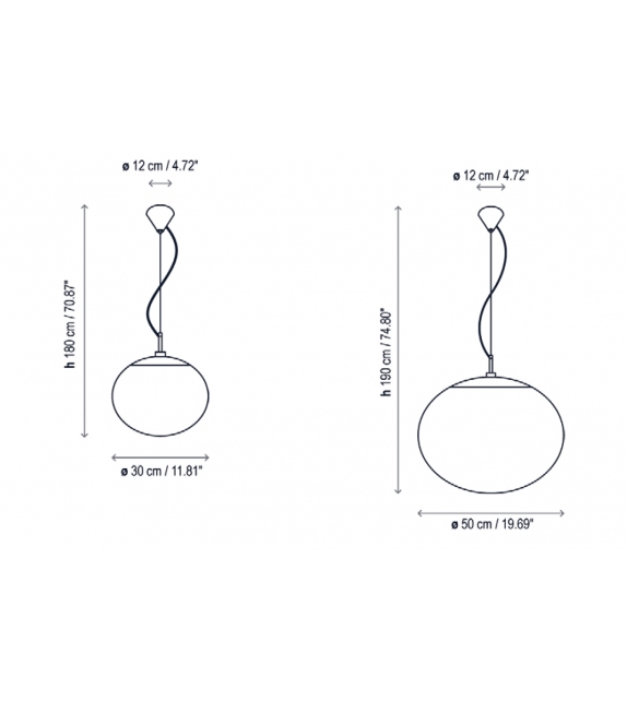 Elipse Bover Lampada a Sospensione