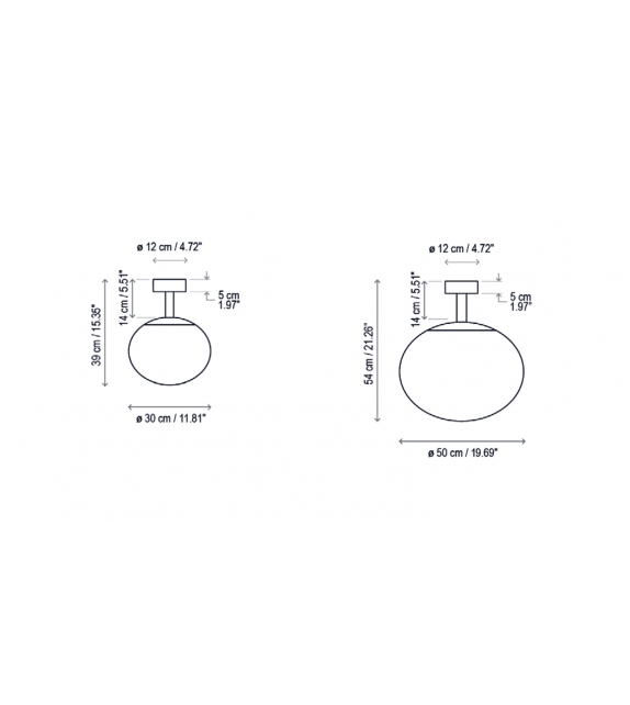Elipse Bover Lampada da Soffitto