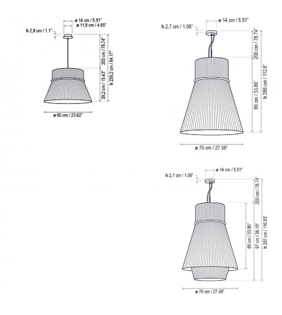 Folie Bover Ceiling Lamp