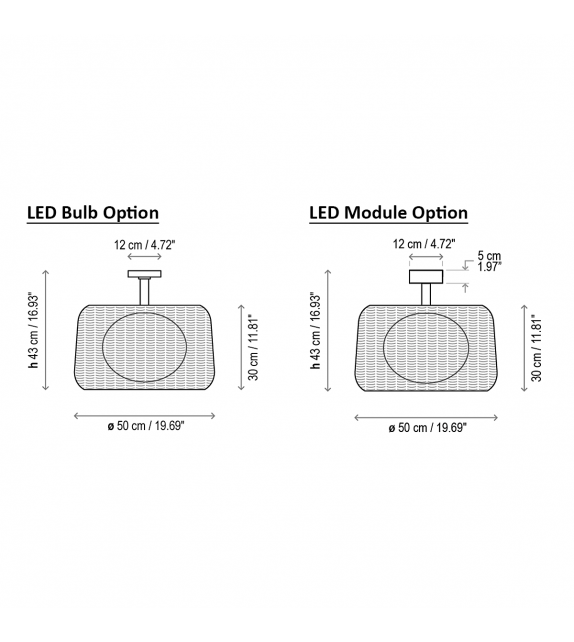 Fora Bover Ceiling Lamp