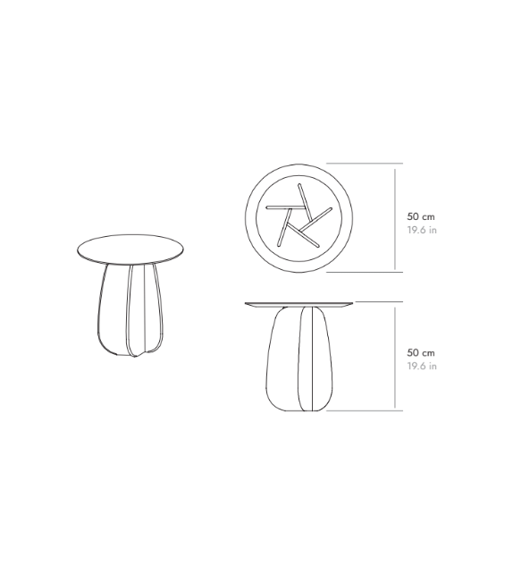 Coral Punt Table D'Appoint