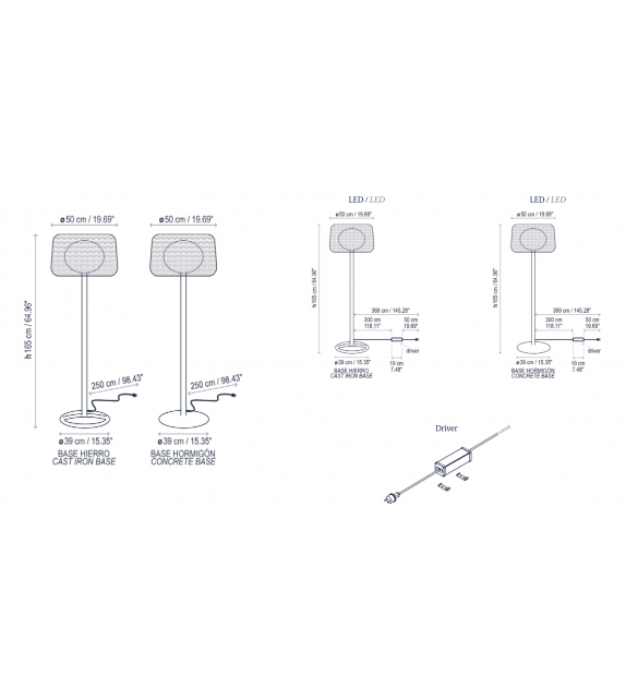 Fora Bover Lampadaire