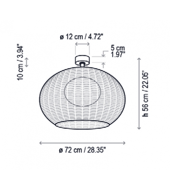 Garota 2 Bover Ceiling Lamp