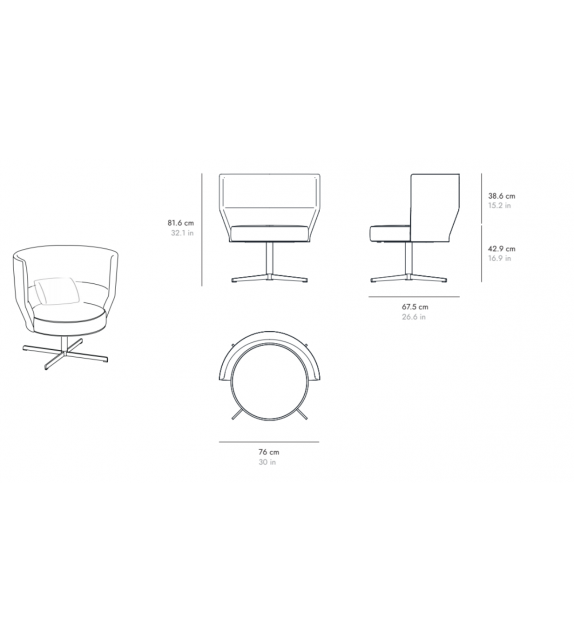 Sena Punt Lounge Chair