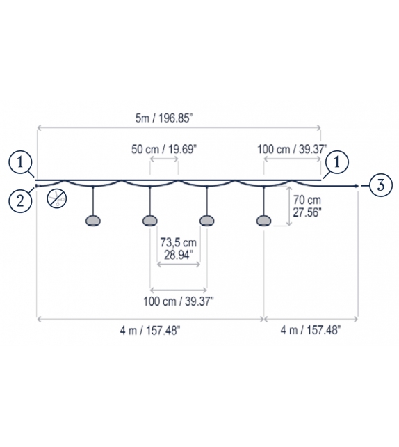 Garota Hang Bover Hängeleuchte