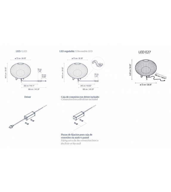 Fora Bover Lampadaire
