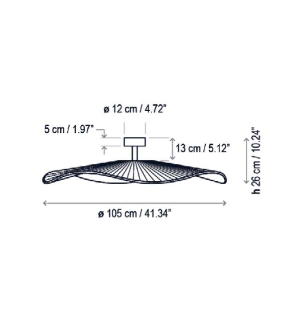 Mediterrània Bover Ceiling Lamp