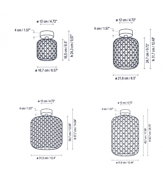 Nans Bover Lampada da Soffitto