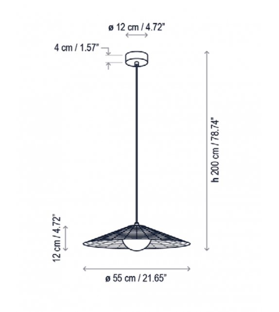 Nans 55 Bover Hängeleuchte