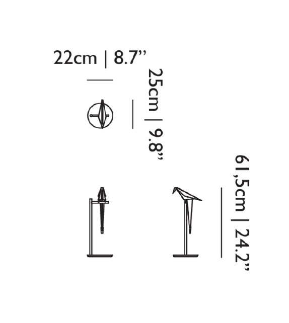 Perch Light Moooi Lampada da Tavolo