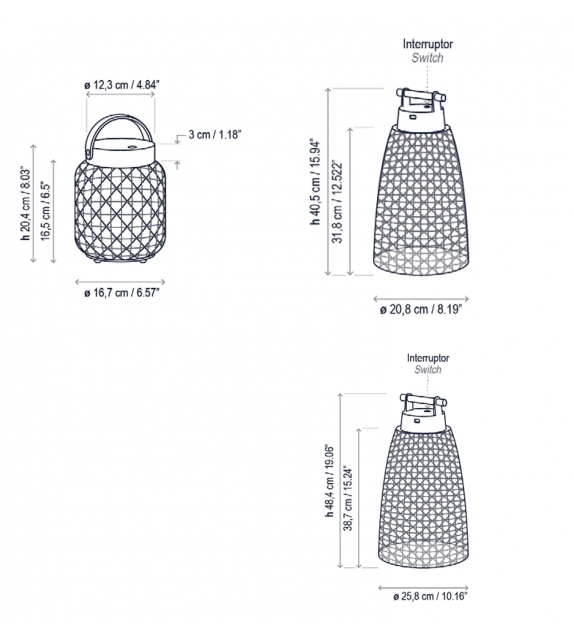 Nans Bover Lampada da Tavolo