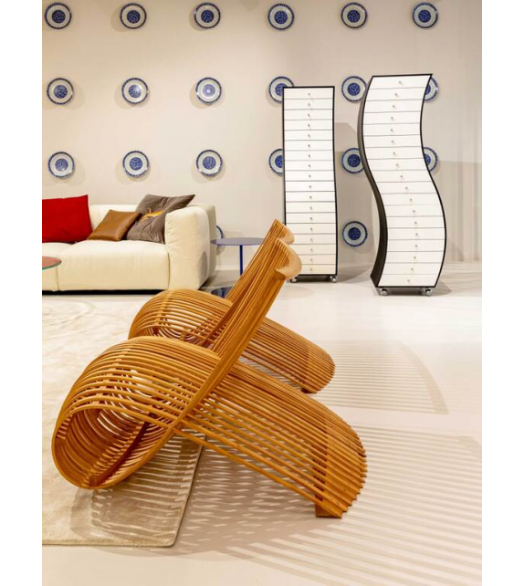 Wooden Chair Cappellini Armstuhl