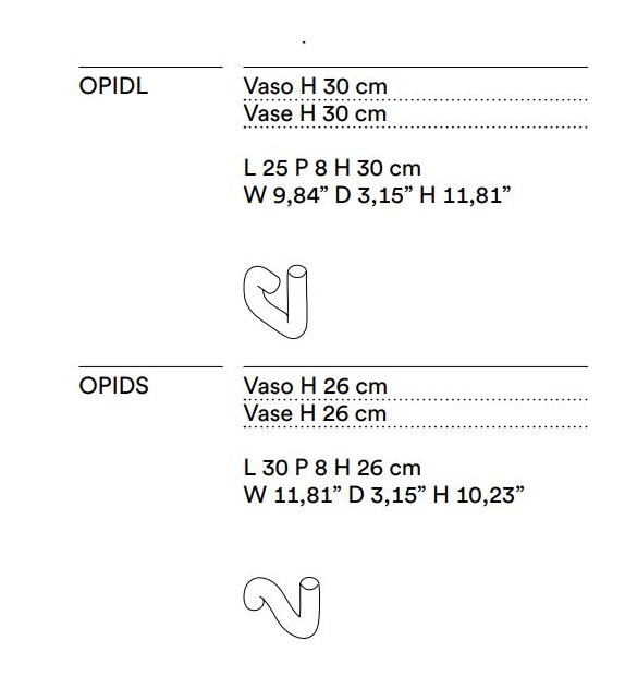 Pi-Dou Tacchini Vaso
