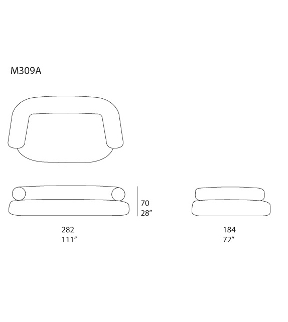 Noah Sofa Paola Lenti