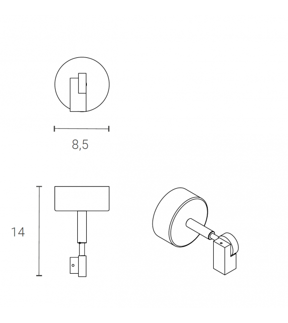 Cyrcle Applique Zava Wall Lamp