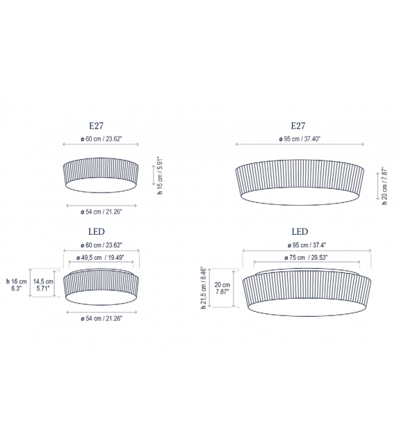 Plafonet Dimmerable Bover Ceiling Lamp