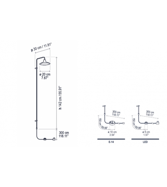 Platet 5 Bover Wall Lamp