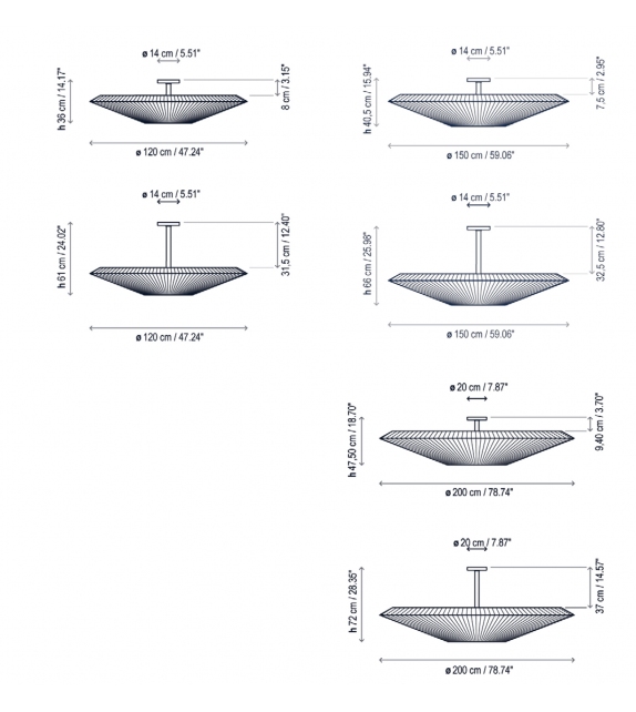 Siam Bover Lampada da Soffitto