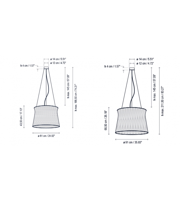 Syra Outdoor Bover Lampada a Sospensione