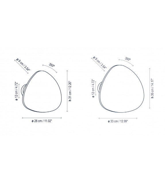 Tria Outdoor Bover Wall Lamp