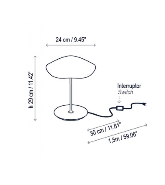 Valentina Bover Lampe de Table