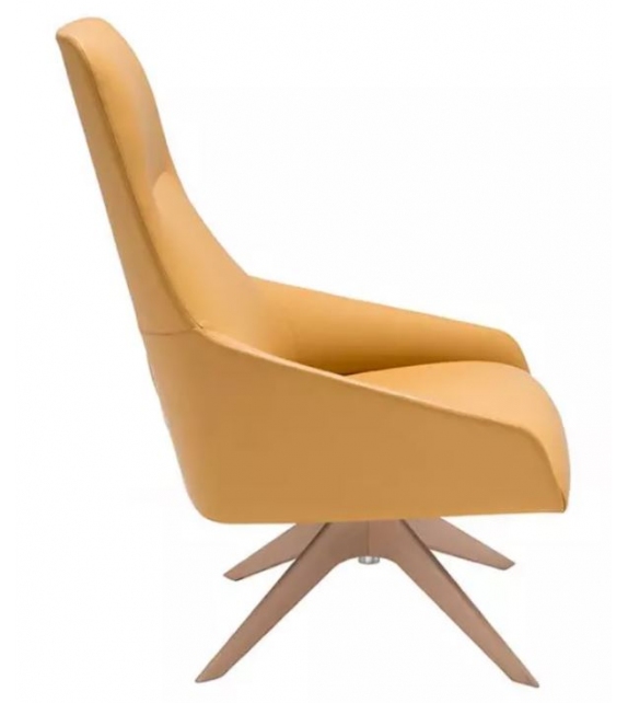 Alya Beech Lounge Chair Andreu World