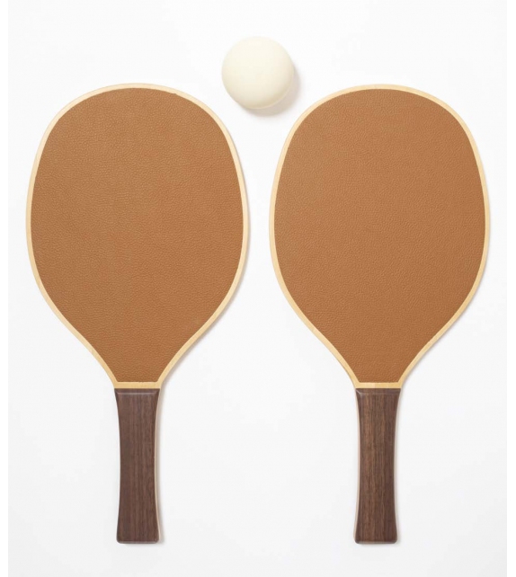 Rackets with Ball Poltrona Frau Schläger mit Ball