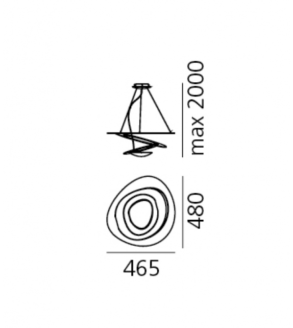 Pirce Micro Led Artemide Hängeleuchte