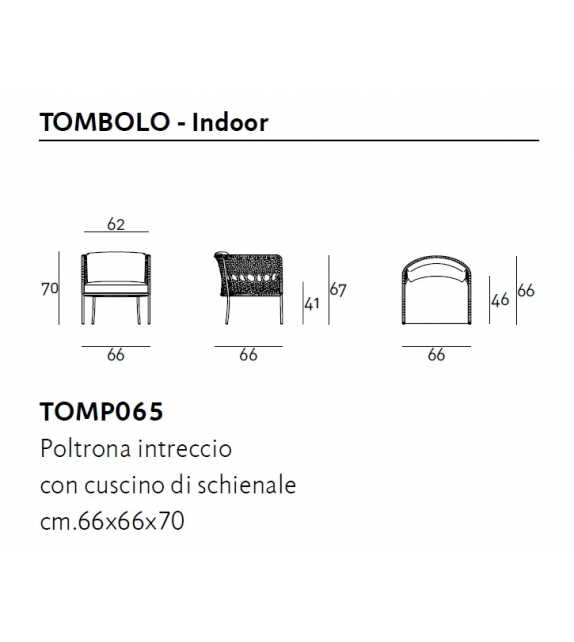 Tombolo Living Divani Sessel
